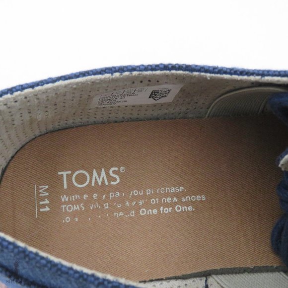 Toms Brogue Twill Oxford Classic Men's Size 11 - Picture 14 of 14